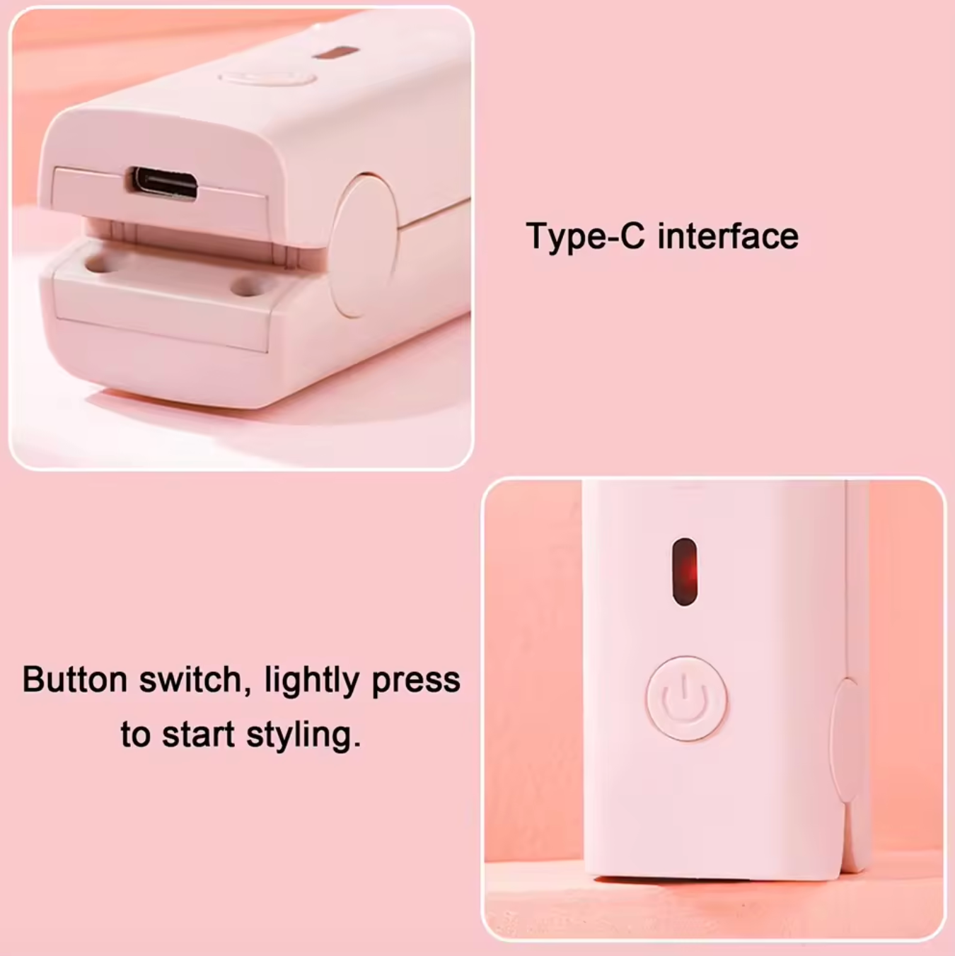 Mini Portable Hair Straightener