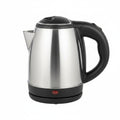 VOSSARA Steel Kettle — 1.2 L brushed stainless-steel cordless electric kettle, front view