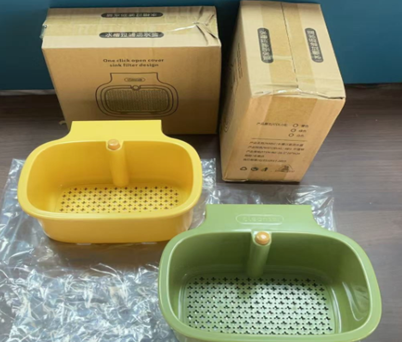 One Press Kitchen Sink Strainer