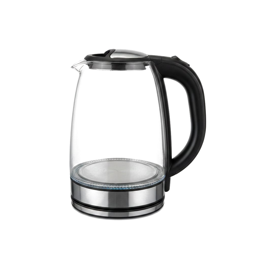 VOSSARA Glass Kettle 1.8 L, illuminated base, cut-out product view