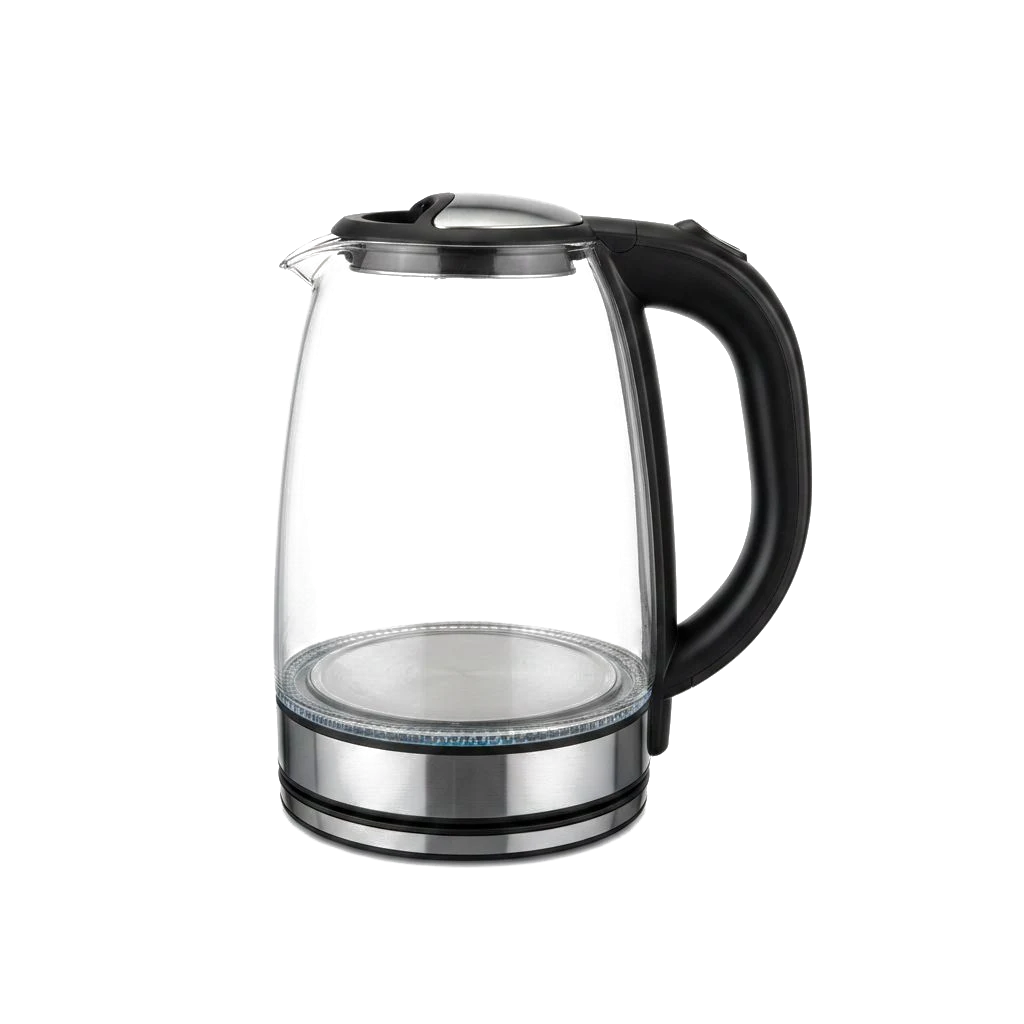 VOSSARA glass kettle on illuminated base